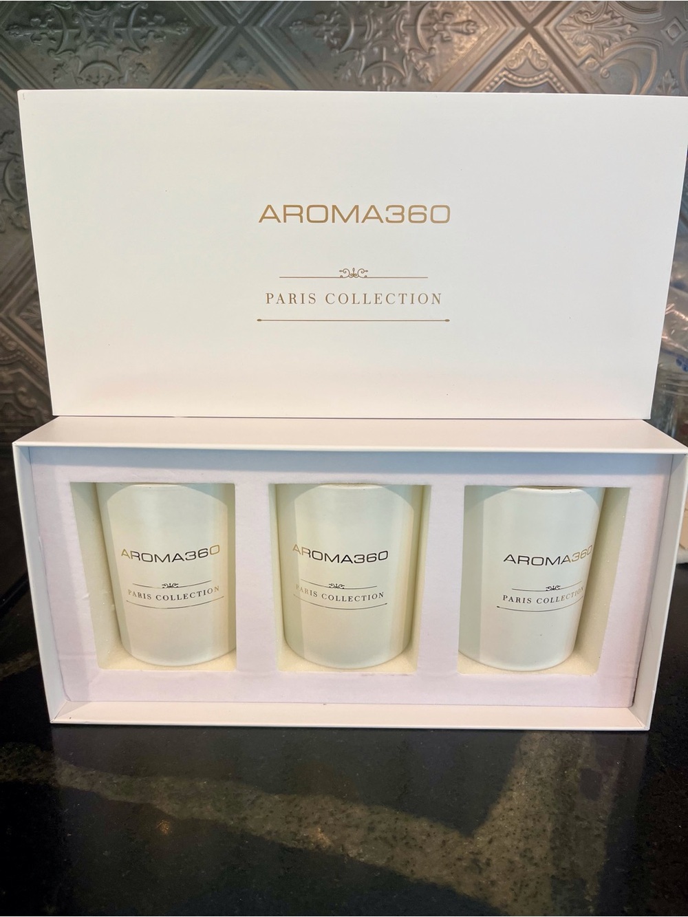 AROMA360 Paris Collection Candle Trio - Chandelier
